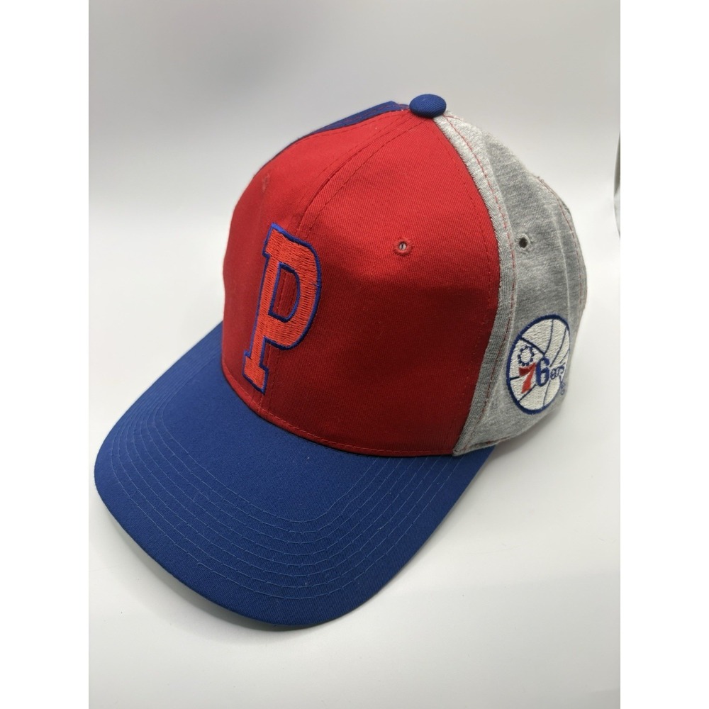 Vintage 90s Philadelphia 76ers Starter Snapback Hat NBA P Logo Korea Sixers